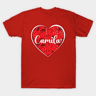 I Love Camila First Name I Heart Camila T-Shirt